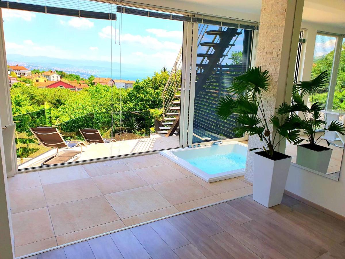 Penthouse Jacuzzi & Pool Apartmants Opatija Buitenkant foto