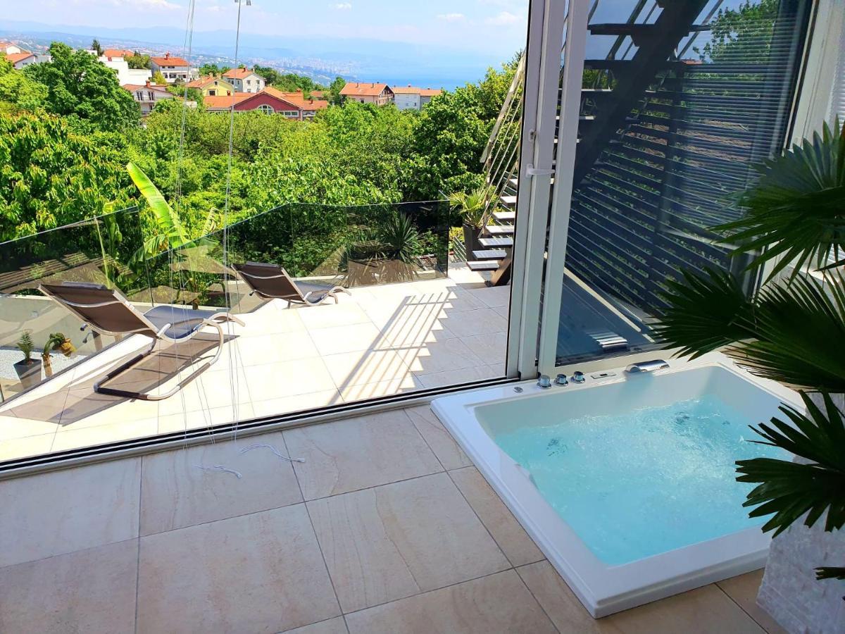 Penthouse Jacuzzi & Pool Apartmants Opatija Buitenkant foto
